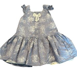 Special Occasion by Marmellata Vintage Inspired Floral Bow Party Dress Size 2T